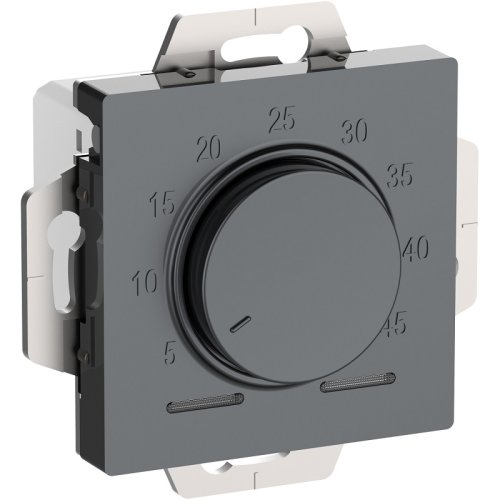 Терморегулятор механический с датчиком без рамки Systeme Electric AtlasDesign 0С +45С грифель фото Терморегулятор механический с датчиком без рамки Systeme Electric AtlasDesign 0С +45С грифель картинка